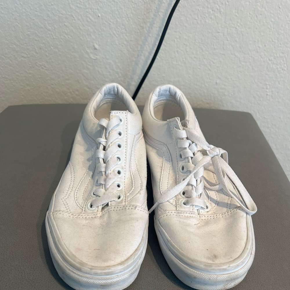 white old skool vans